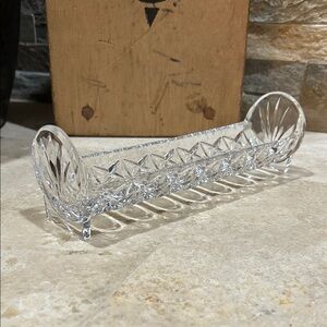 GODINGER Dublin Crystal Cracker Tray
